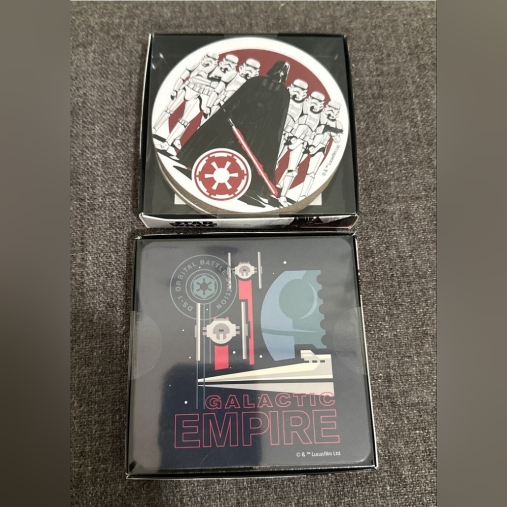 🆕️Disney Star Wars Coasters Lot Of 2 Packs 8 Coasters